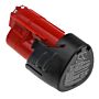 Batteri for Milwaukee M12, M12 REDLITHIUM XC 4.0, C12 FM, C12 48-11-2440 12 V 2000 mAh Li-ion