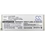 Batteri for Philips Pagewriter Trim 2, Pagewriter Trim I, Page 989803130151 12 V 2200 mAh Sealed Lead Acid