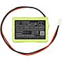 Batteri for Electia Home Prosafe alarm panel, 1131 DTMF, 1132 802306063Y3/802307363Y1 7.2 V 700 mAh Ni-MH