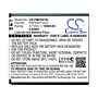 Batteri for Prestigio PSP3507 DUO, MultiPhone PSP3507 DUO PSP3507 DUO 3.7 V 1800 mAh Li-ion