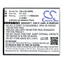 Batteri for Leagoo Lead 3, Lead 3S BT-450 3.8 V 1400 mAh Li-ion