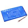 Batteri for XTOOL EZ500HD Heavy Duty, PS80 Scan Tool, EZ500 Ga 7069124-25 7.4 V 4000 mAh Li-Polymer