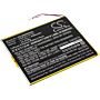 Batteri for Barnes & Noble Nook 10.1, BNTV650 GSP30134138 3.8 V 6300 mAh Li-Polymer