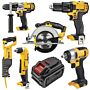 Batteri for DeWalt 20V MAX, 60V MAX, 120V MAX, DCB184, DCB184- DCB606 20 V 9000 mAh Li-ion