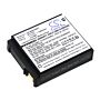 Batteri for Nitecore UT27; Coast FL60R, FL85R, FL75R; Black Di 620655B 3.7 V 1300 mAh Li-Polymer