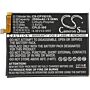 Batteri for Coolpad Y91-921, Fengshang Pro 2, Fengshang Pro 2 CPLD-395 3.8 V 2500 mAh Li-Polymer