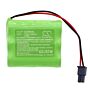 Batteri for Cobra 5370, 6422, 5370 Alarm Sounder, 6422 Alarm S GP60AAH6YMX 7.2 V 600 mAh