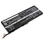 Batteri for Toshiba Satellite L10T, Satellite L10W, Satellite PA5209U-1BRS 7.2 V 3650 mAh Li-Polymer