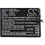 Batteri for GIONEE F109, F109L, F109N BL-N2700A 3.85 V 2700 mAh Li-Polymer