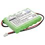 Batteri for Visonic PowerMaster 30 Control Panel, PowerMax Com LTT-AA1300LSDX6B 7.2 V 1500 mAh Ni-MH