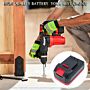 Batteri for Bauer 20V Brushless Cordless, 20V Brushless Cordle 1701C-B 20 V 5000 mAh