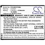 Batteri for Nokia V3760T, C2 V3760T 3.8 V 2700 mAh Li-ion