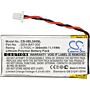 Batteri for Vernier Go Direct Colorimeter, Go Direct Conductiv GDX-BAT-300 3.7 V 300 mAh Li-Polymer