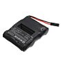 Batteri for Saflok 54490, 884955, DL-2, EDL4AS, HPA001, HTL1, DL-2EN 6 V 2300 mAh Alkaline