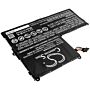 Batteri for Fujitsu Stylistic Q704 CP642113-01 10.8 V 4150 mAh Li-Polymer