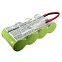 Batteri til Welch-Allyn 12000, 72240 4.8V 3000mAh B11261, 7229