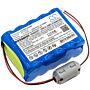 Batteri for Braun Perfusor space 8713030 12 V 2000 mAh Ni-MH