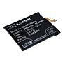 Batteri for Vodafone Smart N9, VFD720; Alcatel 3, OT5052D, One TLp029D1 3.8 V 2800 mAh Li-Polymer
