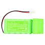 Batteri for Cardioline ECG ELAN 1100 110777 12 V 2100 mAh Ni-MH