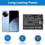 Batteri for Xiaomi 14 CIVI, 24053PY09C, 24053PY09I, Civi 4 Pro BN4F 3.91 V 4600 mAh Li-Polymer