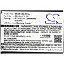 Batteri for BLU Dash Music II, Dash Music 2, D330 C684847170T 3.7 V 1300 mAh Li-ion