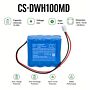 Batteri for DAIWHA AITECS-DF12, MP-1000 8H-E200AA 9.6 V 2000 mAh Ni-MH