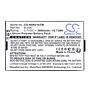 Batteri for Inrico T310 B-50E 3.7 V 2900 mAh Li-Polymer