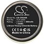 Batteri for Testo 184-T4 TLH-2450 3.6 V 500 mAh Li-SOCl2