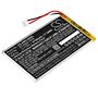 Batteri for Swing Caddie SC300, SC300 Portable Golf Launch Mon ET4968116PA 3.7 V 4750 mAh Li-Polymer