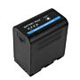 Batteri for JVC GY-HMQ10, GY-HM600E, GY-HM600EC, GY-HMQ10E, GY SSL-JVC75 7.4 V 7800 mAh Li-ion