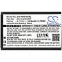 Batteri for Philips E103, E106, Xenium E103, Xenium E106, Xeni AB1050GWMT 3.7 V 1000 mAh Li-ion