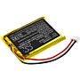 Batteri for Sennheiser Momentum True Wireless MTW, M3IETW, Mom AHB702535PCT-01 3.7 V 500 mAh Li-Polymer
