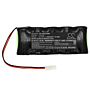 Batteri for Jaeger Apnoescreen 110129 6 V 3000 mAh Ni-CD