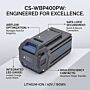 Batteri for Wild Badger 40v 16" Cordless Electric Brushless Ch WB40V2.0AHB 40 V 4000 mAh Li-ion