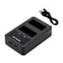 Batteri for Canon EOS Rebel T1i, EOS Kiss F, EOS Kiss X3, EOS LC-E5