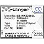 Batteri for Casper Via V6X; Wiko Slide 2, Pulp Fab, Pulp FAB 4 5260 3.8 V 3000 mAh Li-Polymer