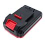 Batteri for Bauer 20V Brushless Cordless, 20V Brushless Cordle 1701C-B 20 V 2000 mAh Li-ion