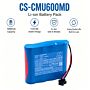 Batteri for CONTEC CMS-60C Handheld Pulse Oximeter, CMS800 Pat BP2S2P 7.4 V 5000 mAh Li-ion