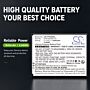 Batteri for FAMOCO FX100, FX200, FX100 Bio STR18029011S 3.7 V 1800 mAh Li-Polymer