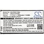 Batteri for Philips E170, CTE170, Xenium E170 AB2070AWML 3.7 V 1950 mAh Li-ion