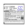 Batteri for Prestigio MultiPhone 5000 Duo, 5000 Duo PAP5000 DUO 3.7 V 2000 mAh Li-ion