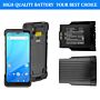 Batteri for Unitech PA768, PA768 Rugged Mobile Computer 1400-900069G 3.85 V 5100 mAh Li-ion