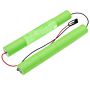 Batteri for Sonel INDEX CAT. WAAKU02, AKU-02, MIC-1000, MIC-25 WAAKU02 9.6 V 2000 mAh Ni-MH