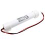 Batteri for ERC LFE 03B, LFE 05B, LFE 05S, COMBITRONIC emergen 098017/960 3.6 V 4000 mAh Ni-CD