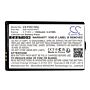 Batteri for Philips E132, E132X, Xenium E132, Xenium E132x AB1400DWMT 3.7 V 1300 mAh Li-ion