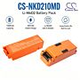 Batteri for Nihon Kohden AED-2100K, Defibrillator Cardiolife A NKPB-1430K 30 V 1400 mAh Li-MnO2