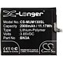Batteri for Xiaomi Redmi Go, M1903C3GH, M1903C3GG; Redmi Go, M BN3A 3.85 V 2900 mAh Li-Polymer