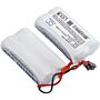 Batteri for Winfield 6800-12-1; Saflock S90040, Select 6, 6800 6800-12-1 6 V 2700 mAh Alkaline