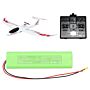 Batteri for Graupner MC10, MC12, MC14, MC15, MC16, MC22, MC24 8NH-3400 9.6 V 2200 mAh Ni-MH