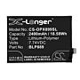 Batteri for Oppo Find X5 Pro, PFFM20, PFEM10, CPH2305 BLP889 7.74 V 2400 mAh Li-Polymer